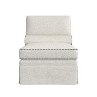Slip Into It Slipper Chair - Cuddly Cream/LaLa Blue