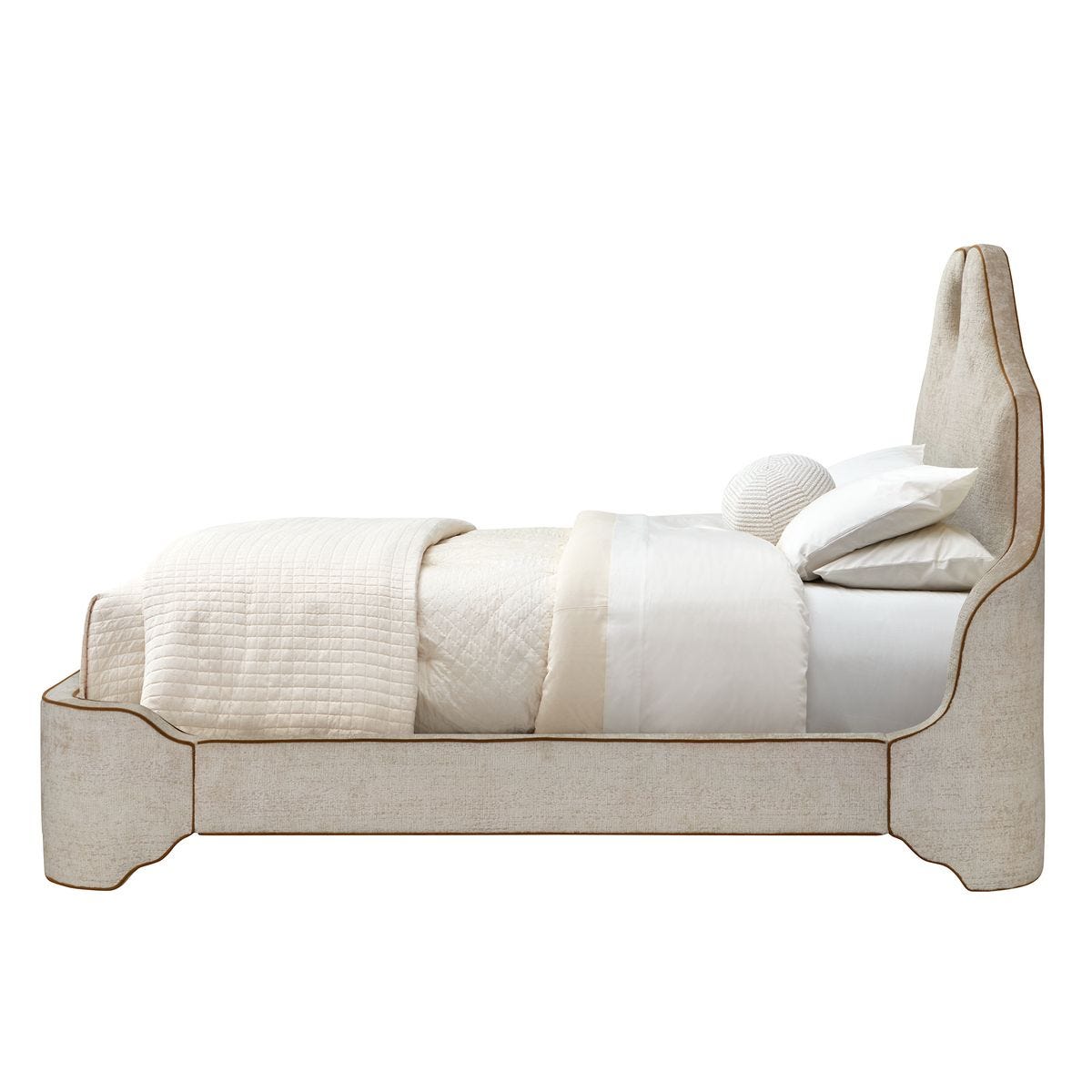 Keyhole Bed, King - Splendor Sesame/Bliss Bronze, 2 Cartons