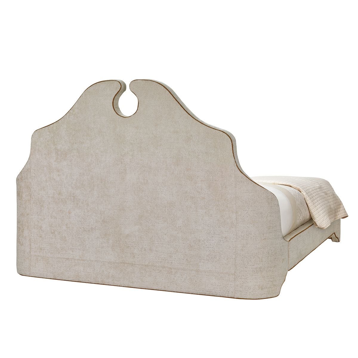 Keyhole Bed, King - Splendor Sesame/Bliss Bronze, 2 Cartons