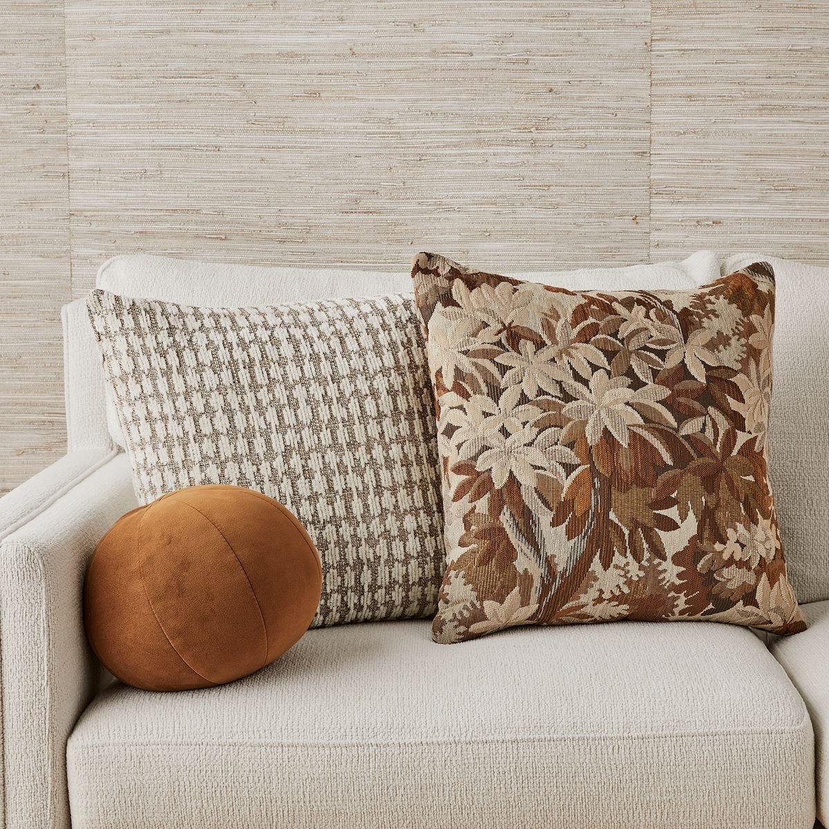Cotton Patch Pillow - Snow
