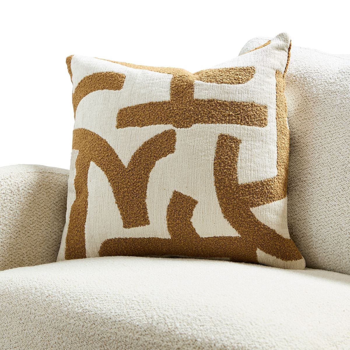 The Flip Side Pillow - 20x20 Toffee