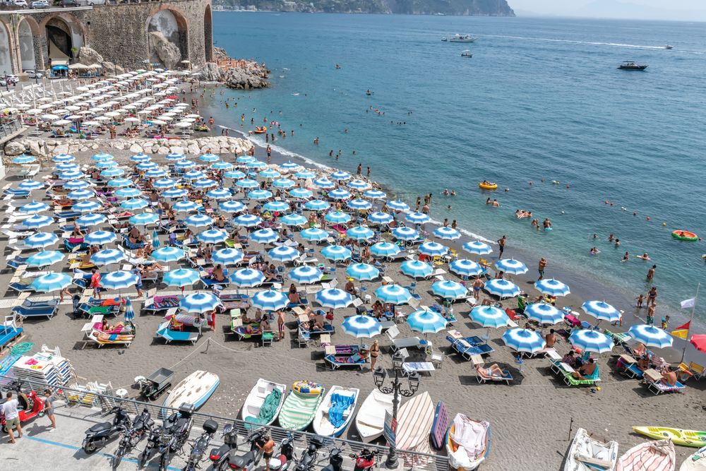 Amalfi Coast Umbrellas 1 artwork