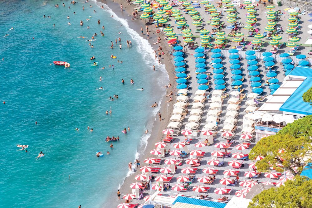 Amalfi Coast Umbrellas 2 artwork