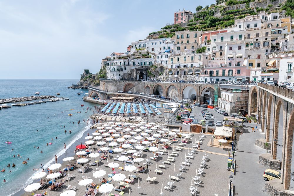 Amalfi Coast Umbrellas 3 artwork