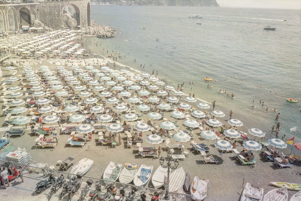 Amalfi Beach Umbrellas 1 artwork