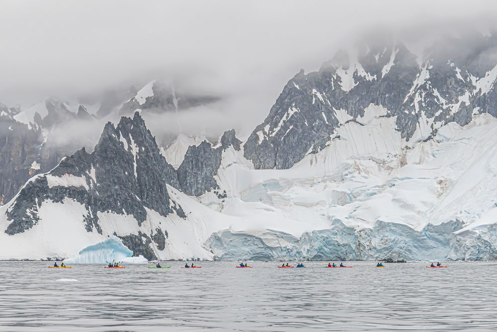 Antarctica Kayakers 2 artwork