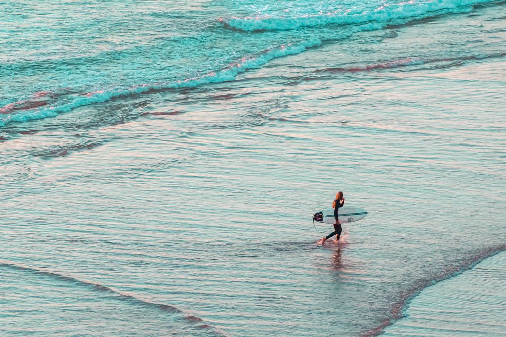 Blue Water Surfer 1 artwork