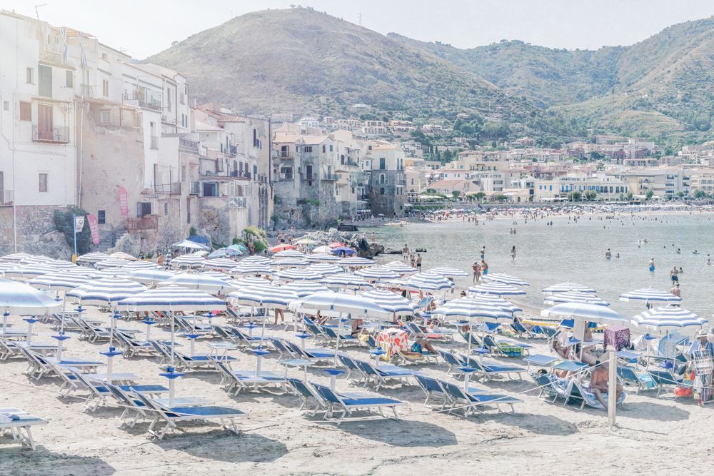 Cefalu Beach 1 artwork