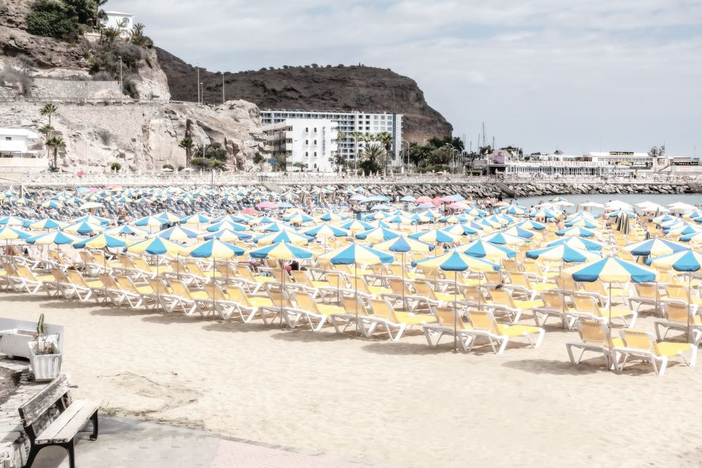 Gran Canaria Beach Umbrellas 1 artwork