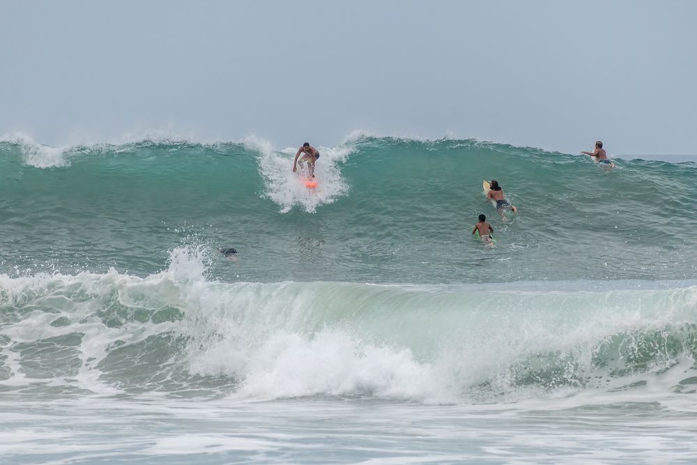 Puerto Escondido Surfers 1 artwork