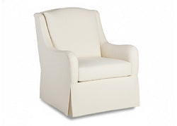 Carrie Skirted Ottoman
