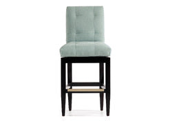 Mann Tufted Memory Swivel Bar Stool