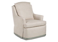 Cagney Skirted Swivel Rocker