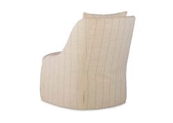 Camille Skirted Swivel Chair