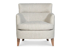 Audrey Chair W/ Decorative Sewing