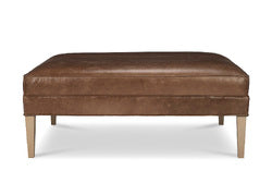 Athena Square Plain Ottoman