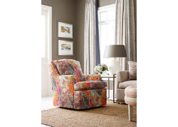 Cagney Skirted Swivel Rocker