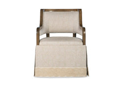 Merritt Skirted Dining Chair W/Casters