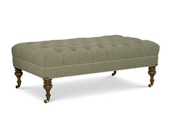Athena Square Plain Ottoman