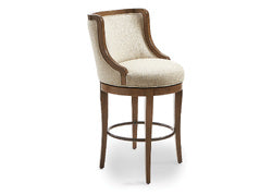 Corbin Wood Back Memory Swivel