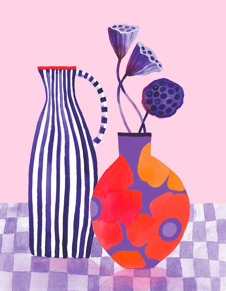 Stripes & Petals 1 artwork