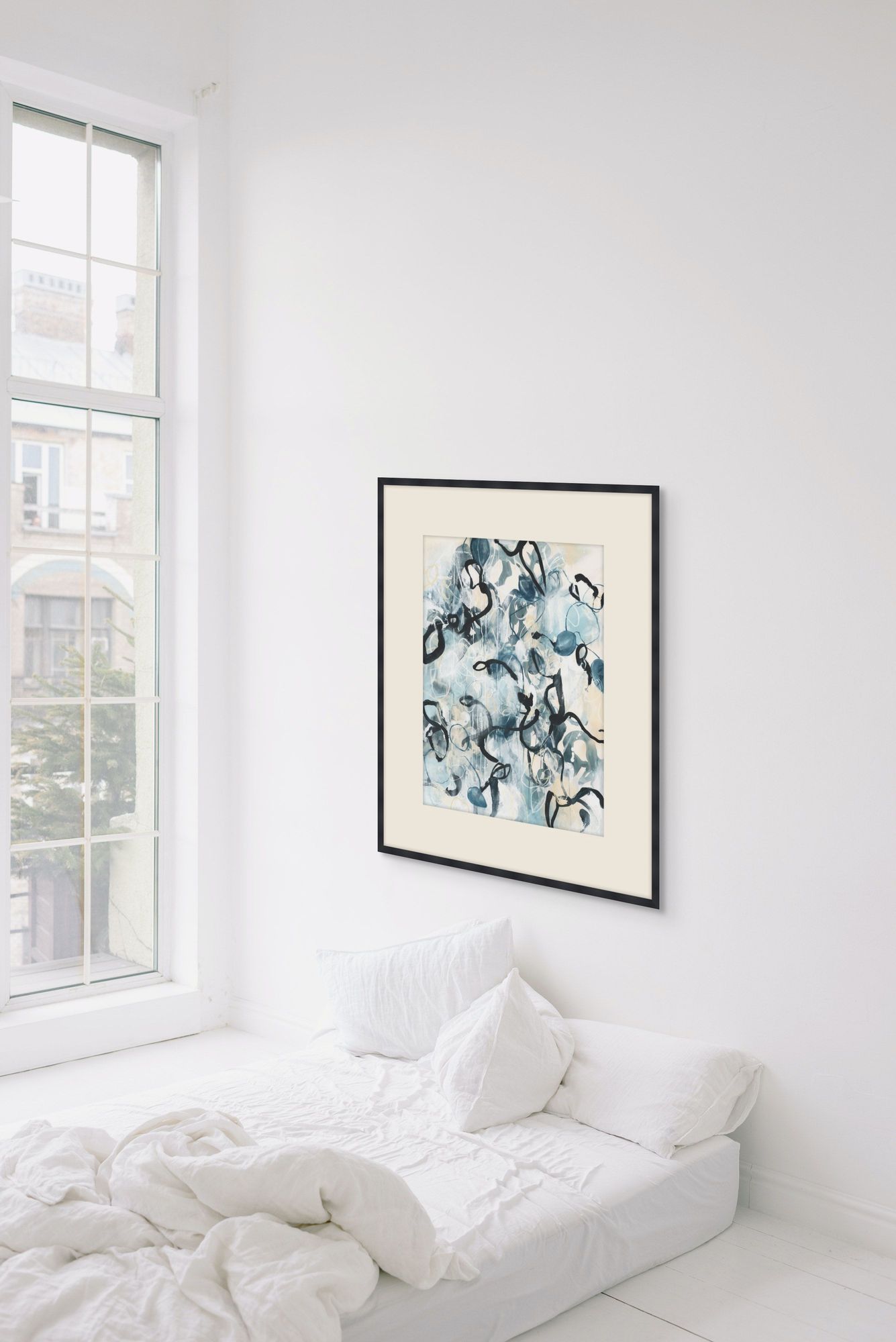 Blue Minor 2 in a room