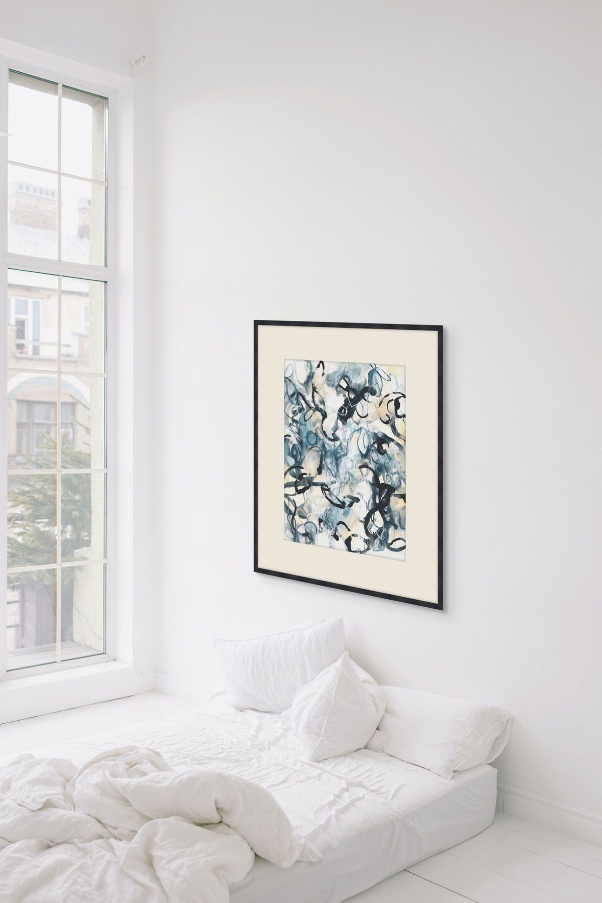 Blue Minor 3 in a room