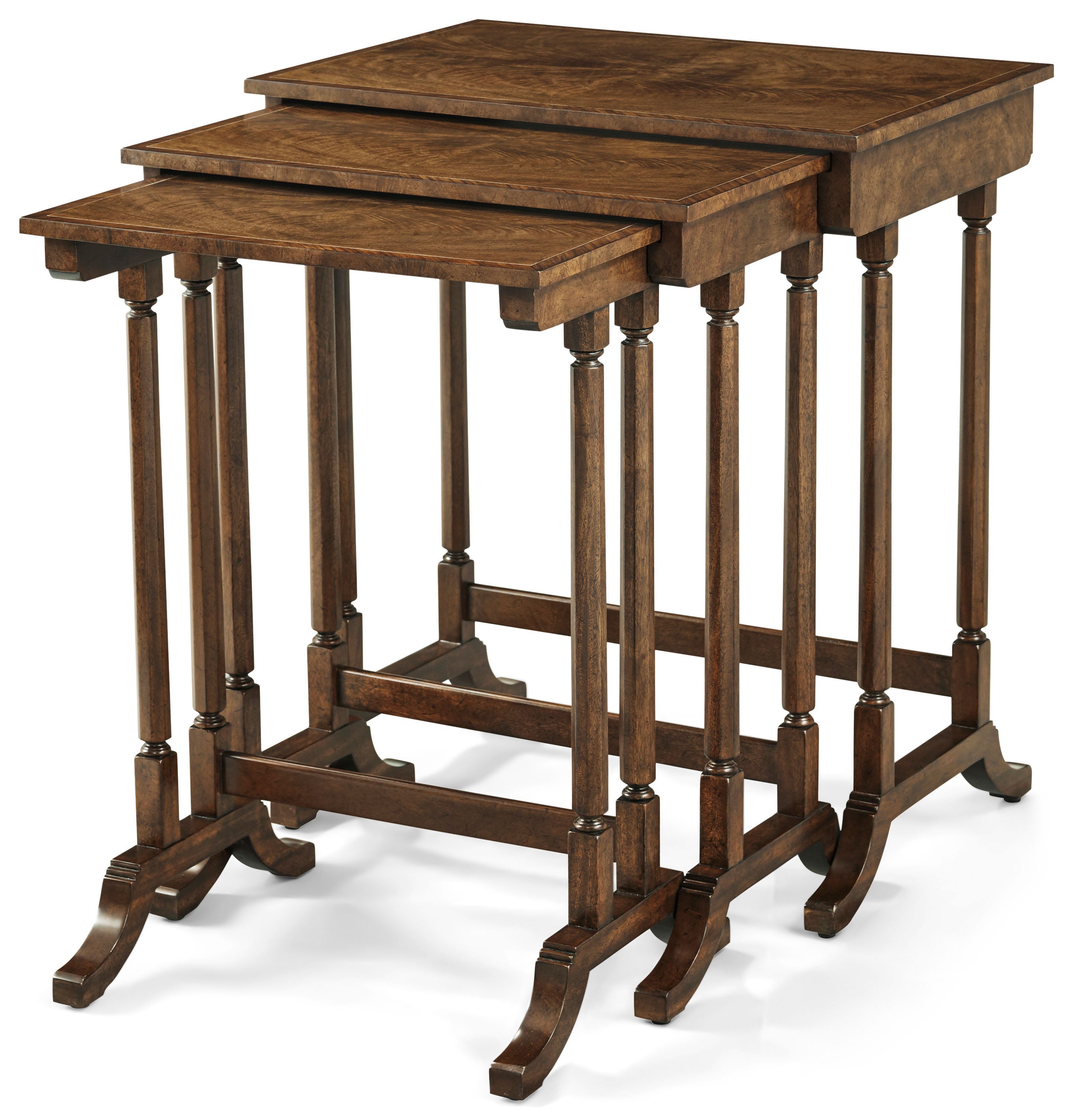 Sloane Nesting Table in VCF1829_RAJ / Solid Wood, Veneer - Theodore Alexander