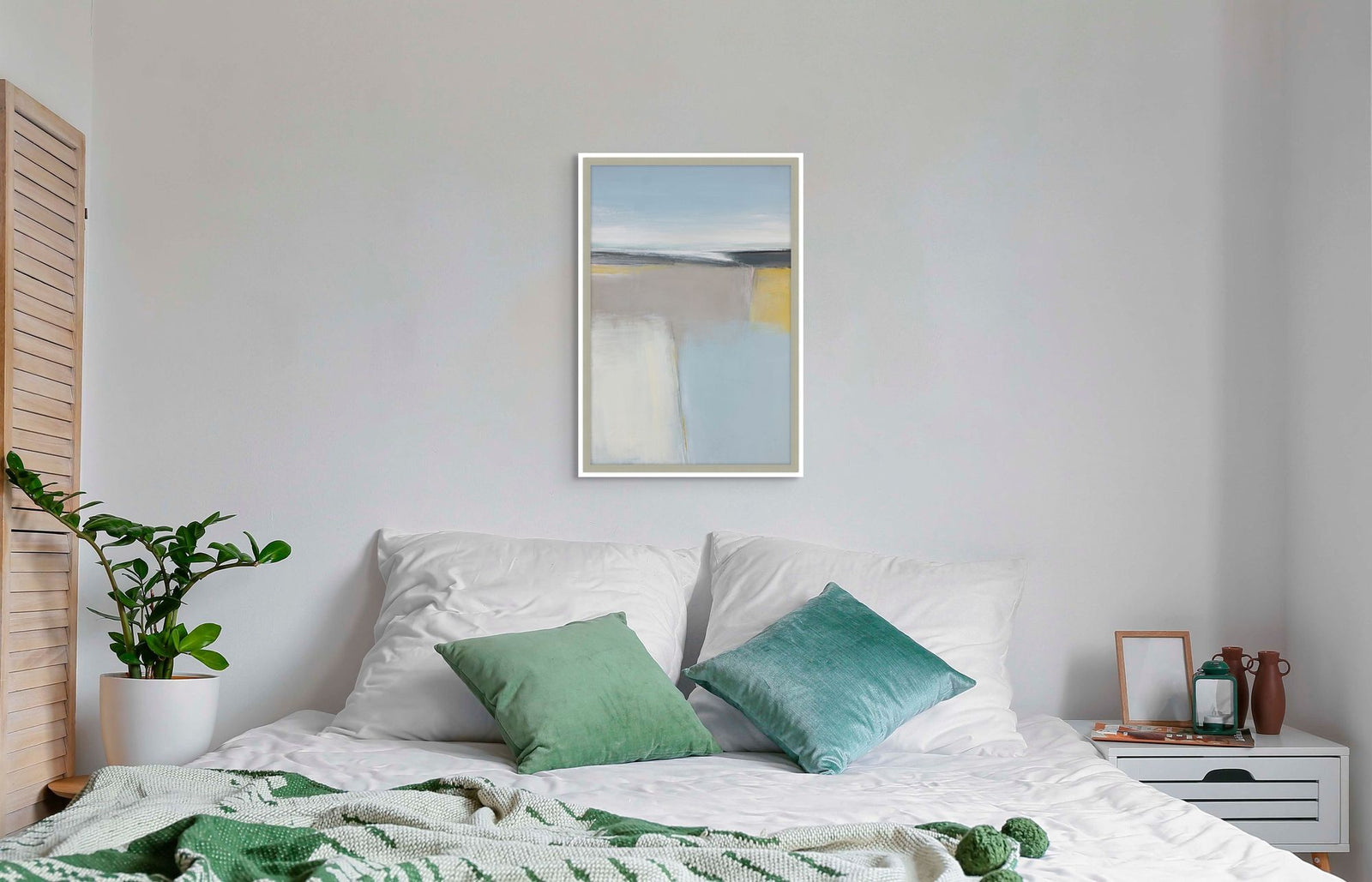 Transcending Hues 1 in a room