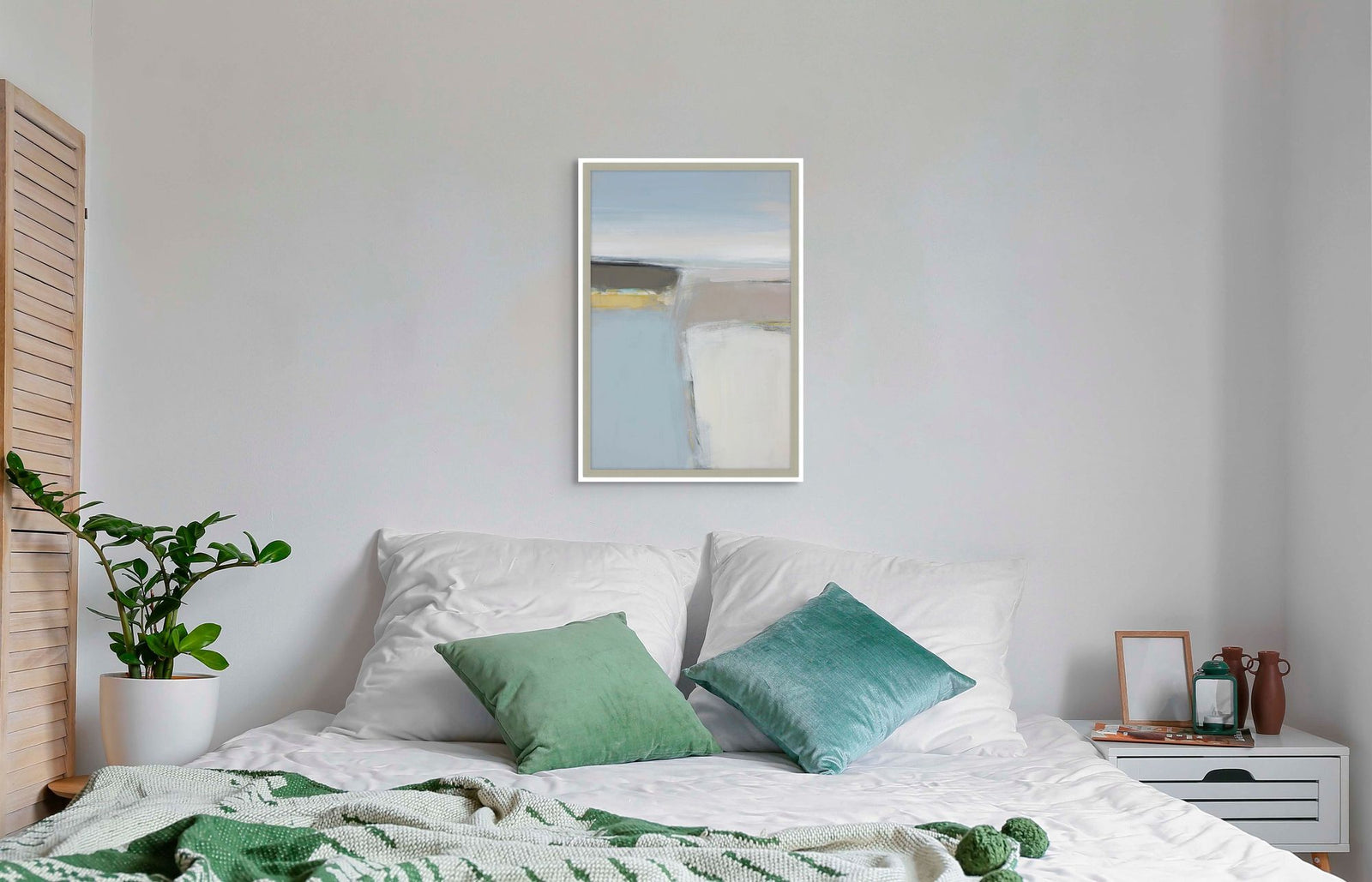 Transcending Hues 2 in a room