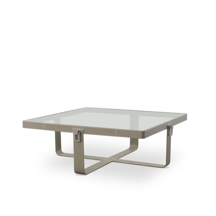 Porter Leather Wrapped Cocktail Table – Coffee Tables by Century Furniture | Sutter & Vale