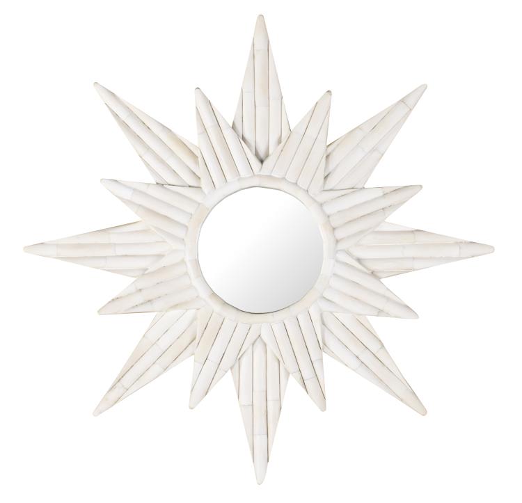 Sunburst Bone Mirror – Mirrors by Century Furniture | Sutter & Vale