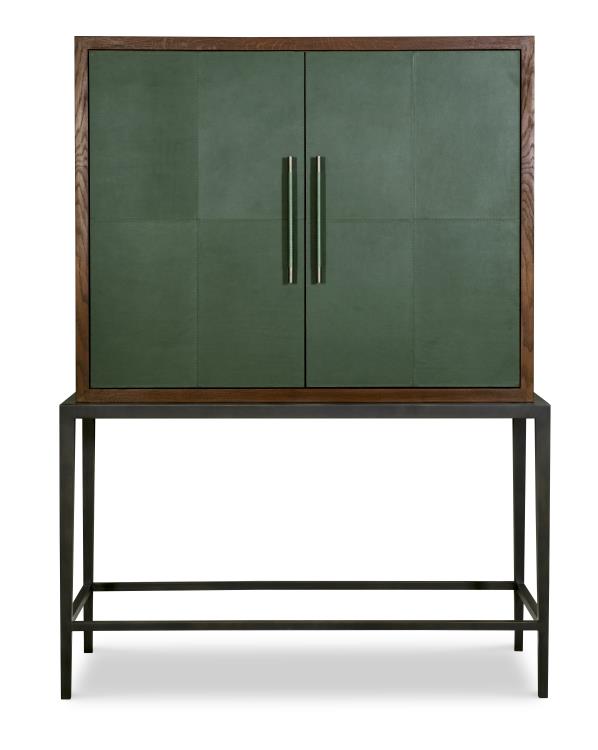 Scheffer Bar Cabinet - Evergreen – Bar Cabinets by Century Furniture | Sutter & Vale