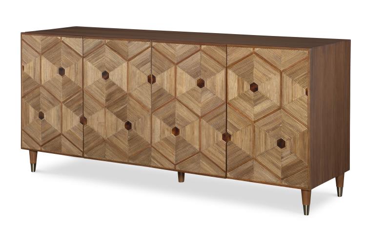 Cantata Four Door Credenza – Credenzas by Century Furniture | Sutter & Vale