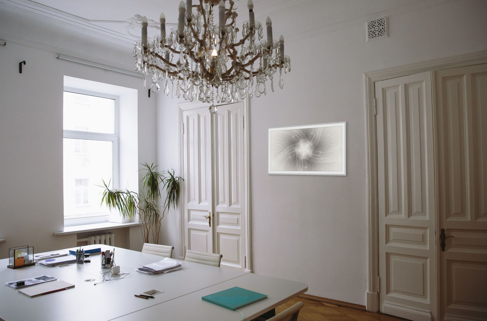 Adjoining Spheres 6 in a room