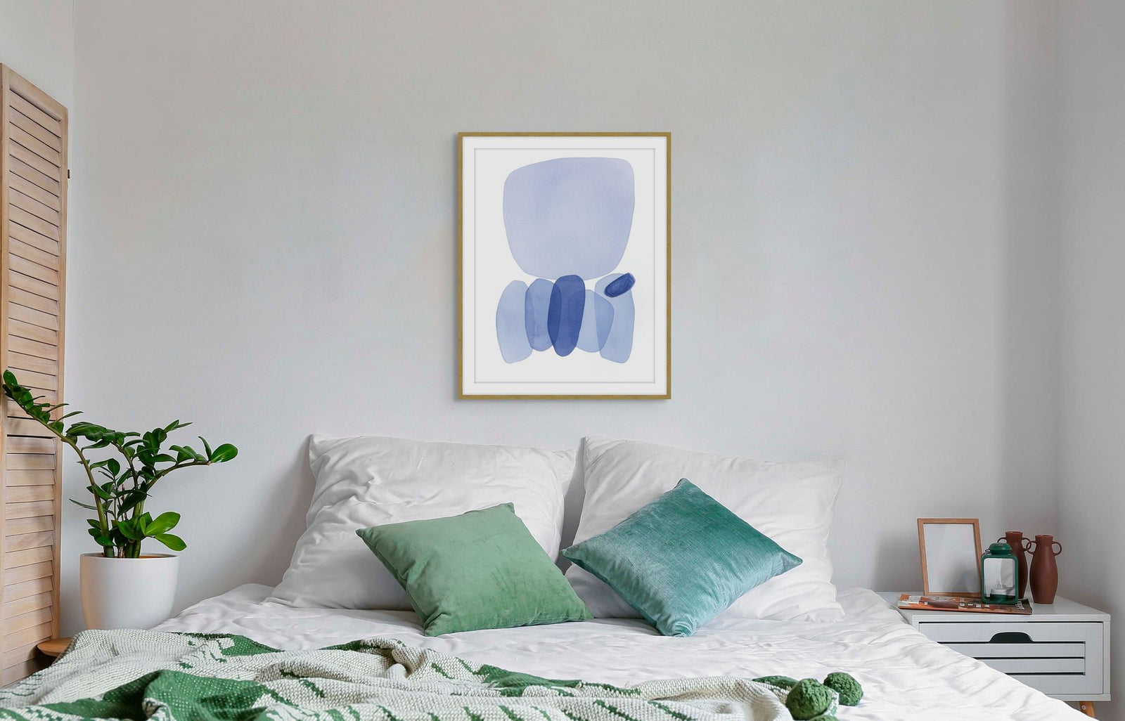 Summer Blue 1 in a room