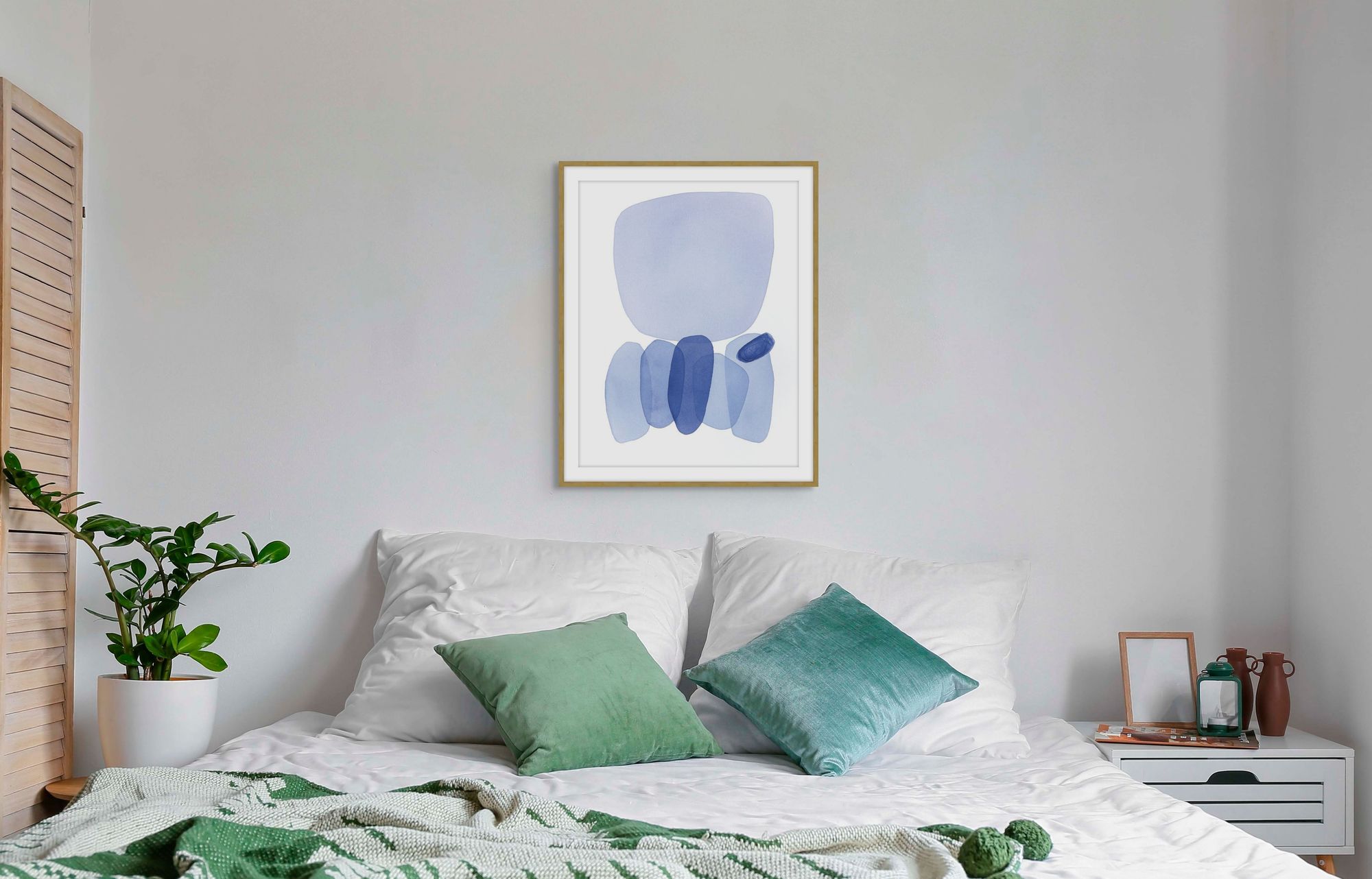 Summer Blue 1 in a room