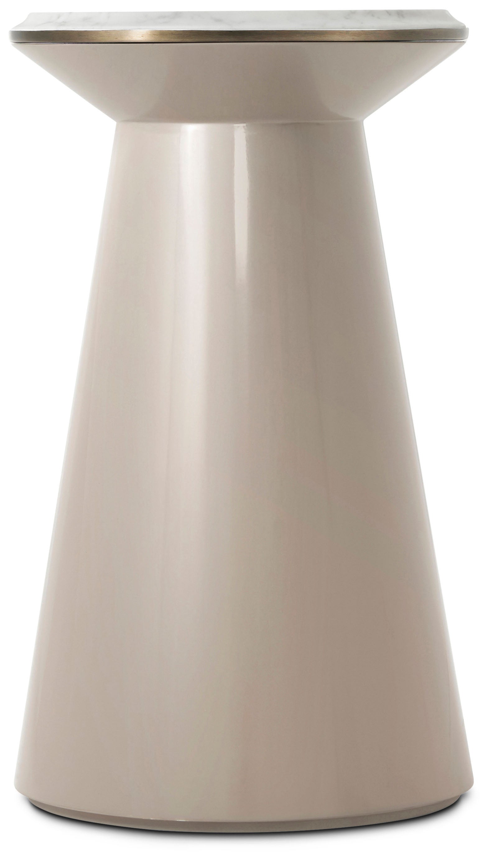 Contour Side Table (Pure Pearl, Small) – Accent Tables by Theodore Alexander | Sutter & Vale