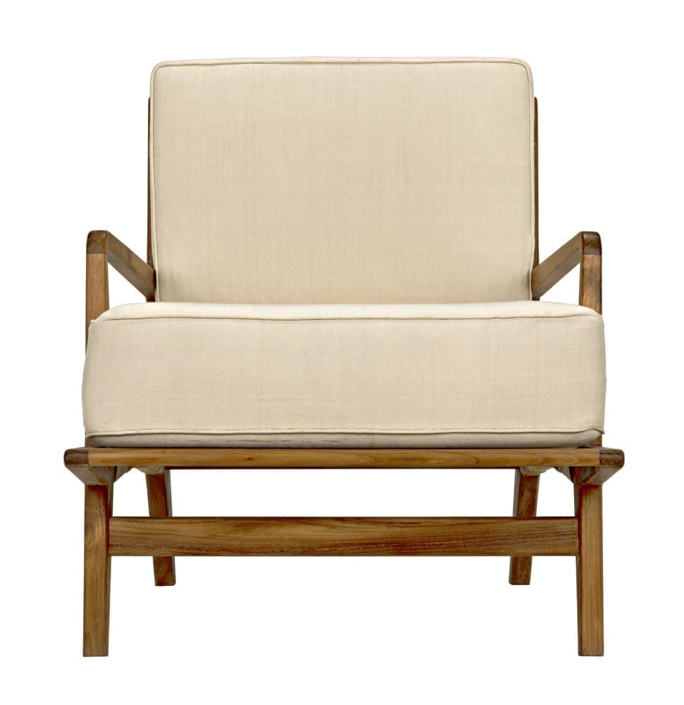 Allister Chair, Teak and Rattan