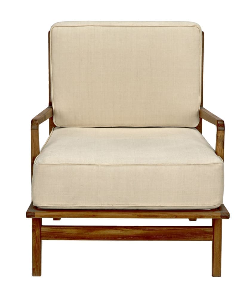 Allister Chair, Teak and Rattan