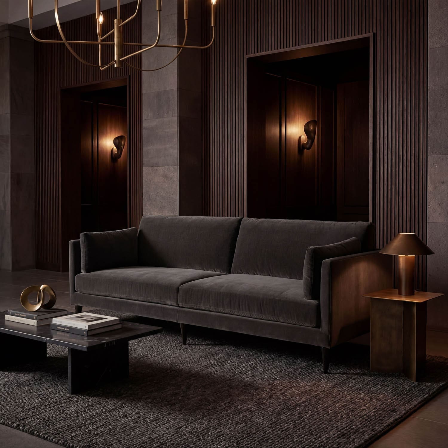 Andalusia Sofa with Velvet