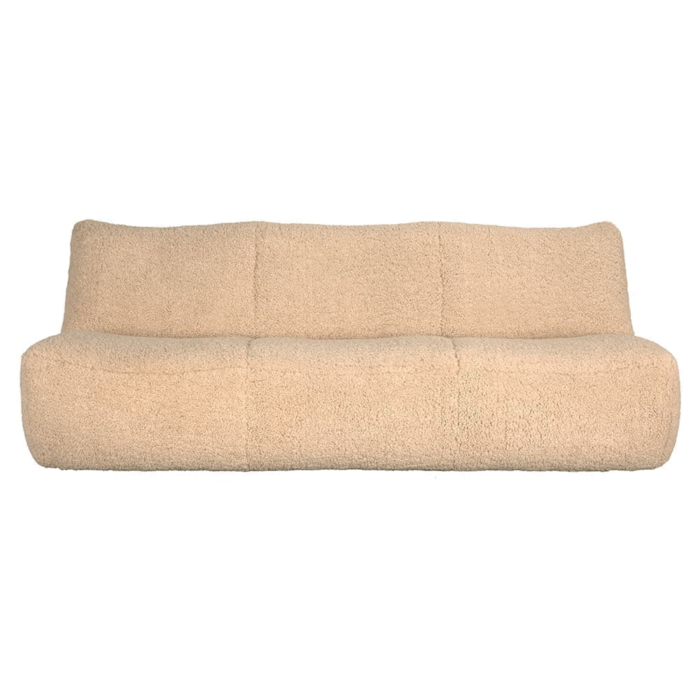 McClain 3 Seater, Camel Fabric