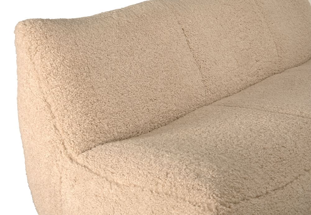 McClain 3 Seater, Camel Fabric