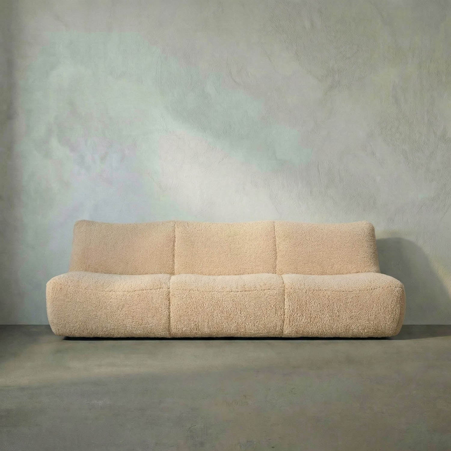 McClain 3 Seater, Camel Fabric by Noir