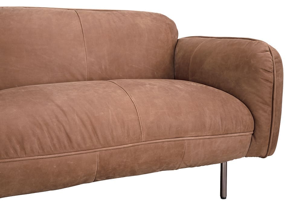 Franklin Sofa, Coris Brown Leather