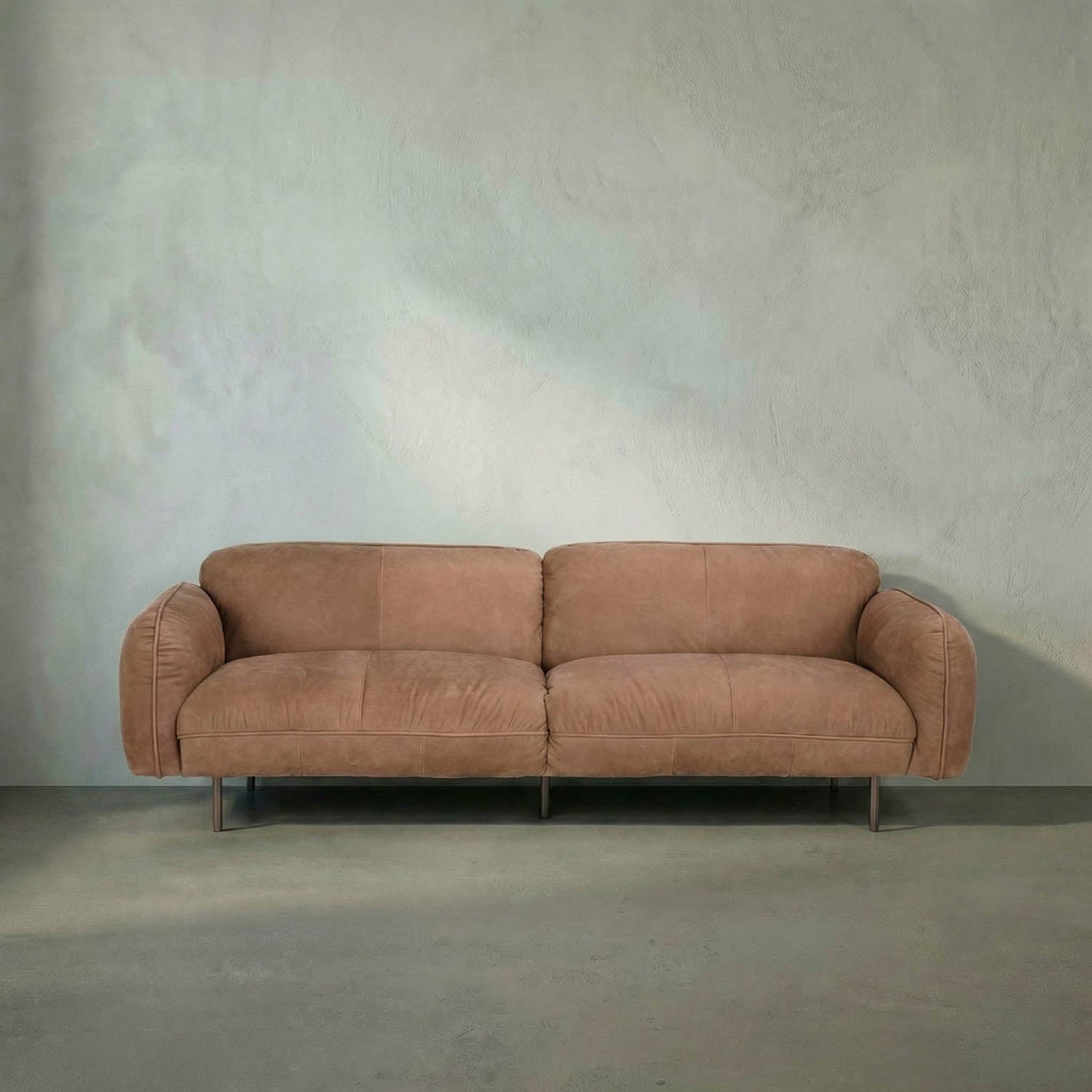 Franklin Sofa, Coris Brown Leather by Noir