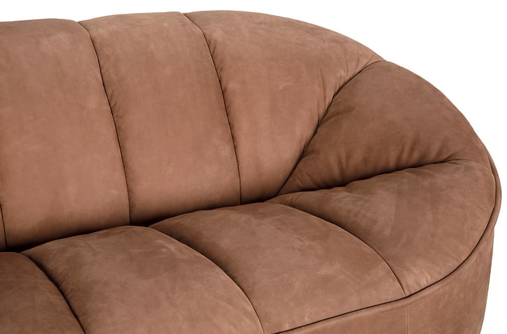 Amadeus Sofa, Coris Brown Leather