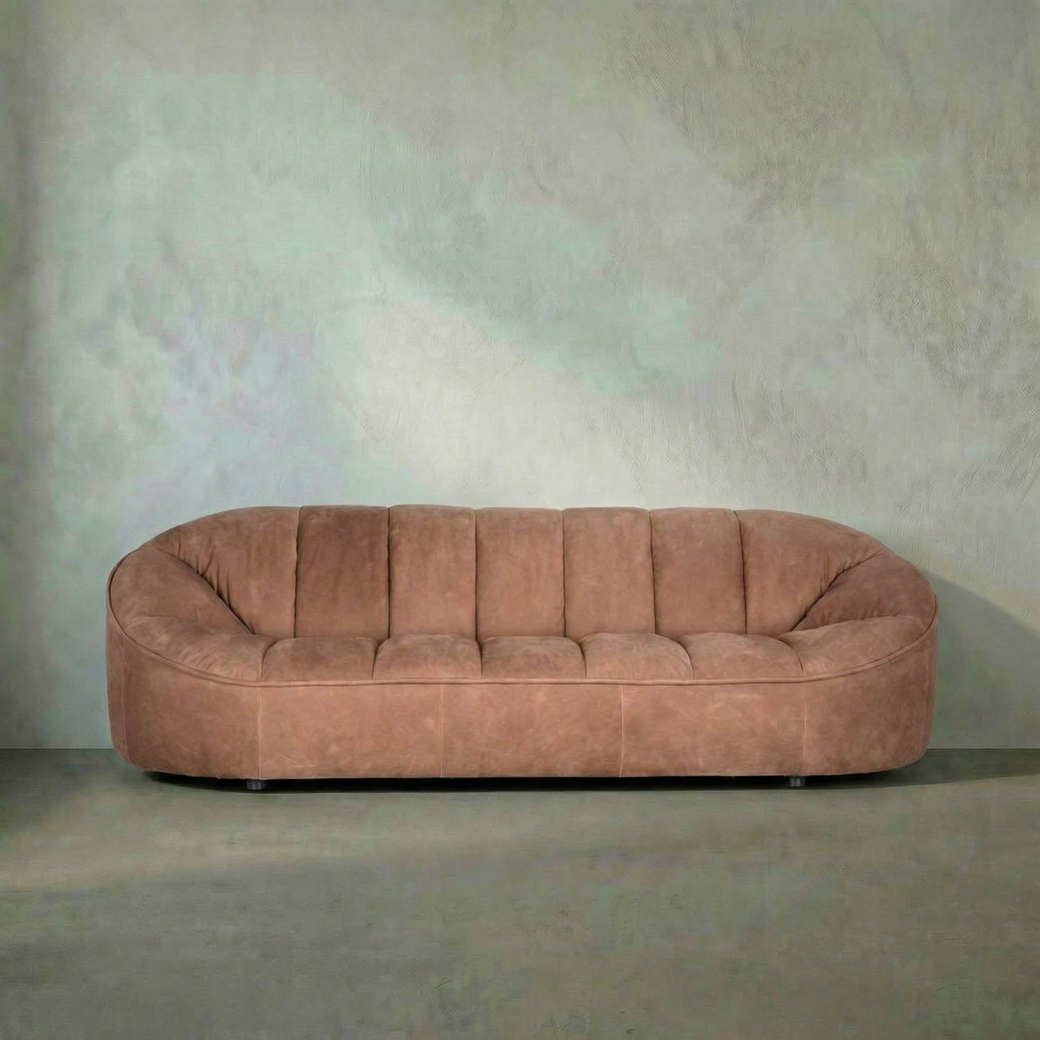 Amadeus Sofa, Coris Brown Leather by Noir