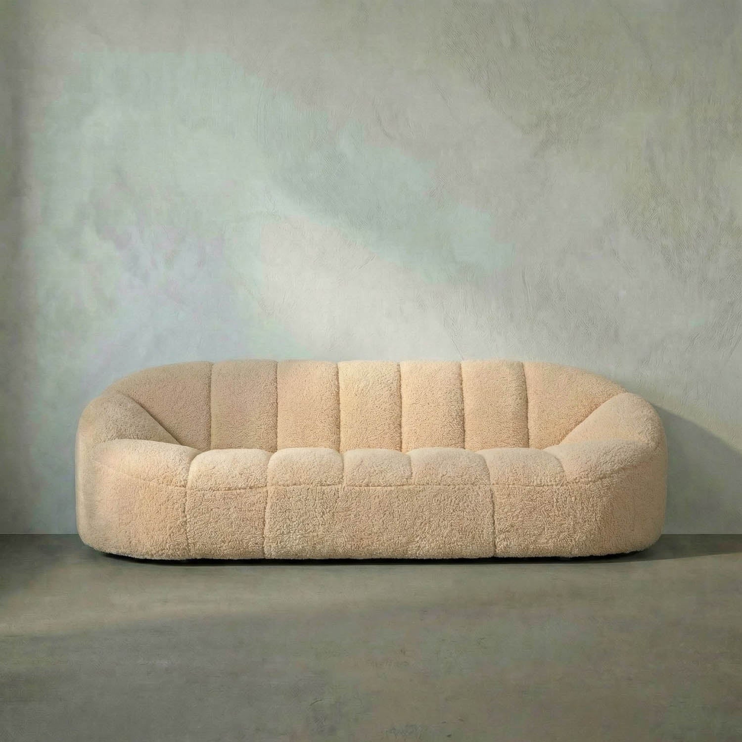 Amadeus Sofa, Camel Fabric by Noir