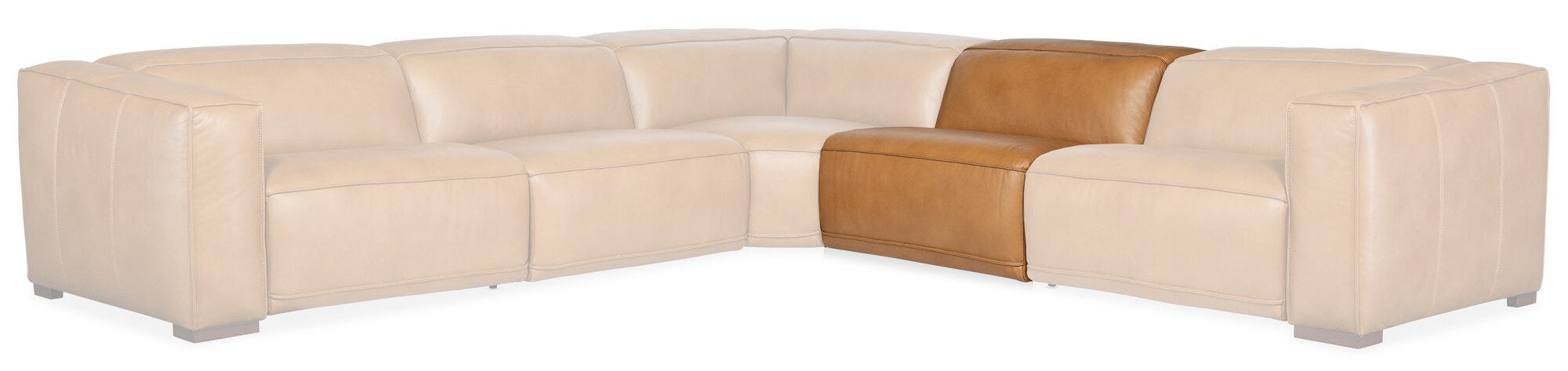 Fresco Armless Chair and Half Power Recliner w/ Power Headrest